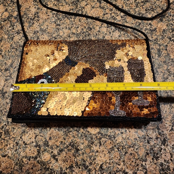 Unbranded Satin/Sequined Handbag - Picture 2 of 7